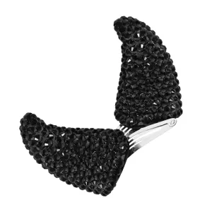 1pair Halloween Devil Horn Hair Clips for Women Lightweight Easy to Wear Unique Design Hair Accessories for Halloween Parties for Cosplay and Costume Decoration