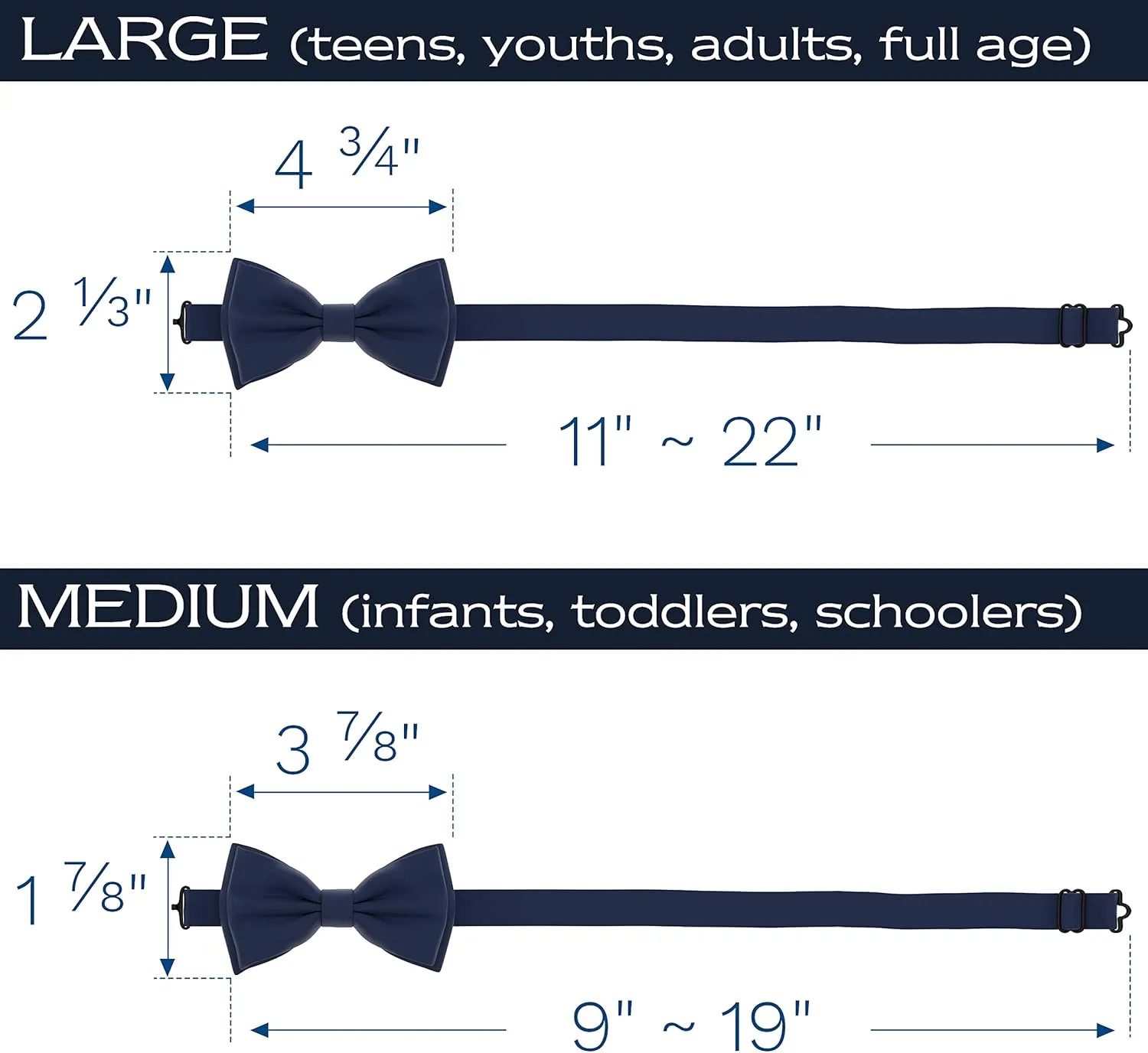 Adam Young Men's Bow Ties with Handkerchief & Cufflinks Pre-Tied Style Formal Satin Classic Bowtie for Tuxedo Faux Silk