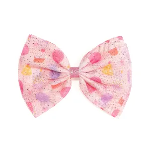 Birthday Party Tulle Bow Clip