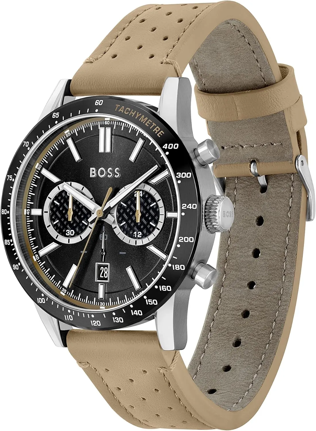 BOSS Allure Men's Quartz Chronograph Stainless Steel Watch - Water Resistant