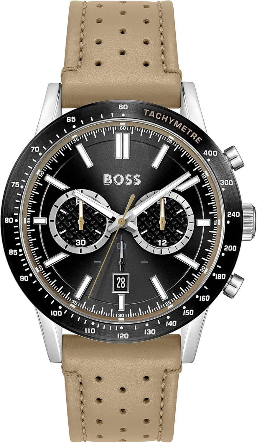 BOSS Allure Men's Quartz Chronograph Stainless Steel Watch - Water Resistant