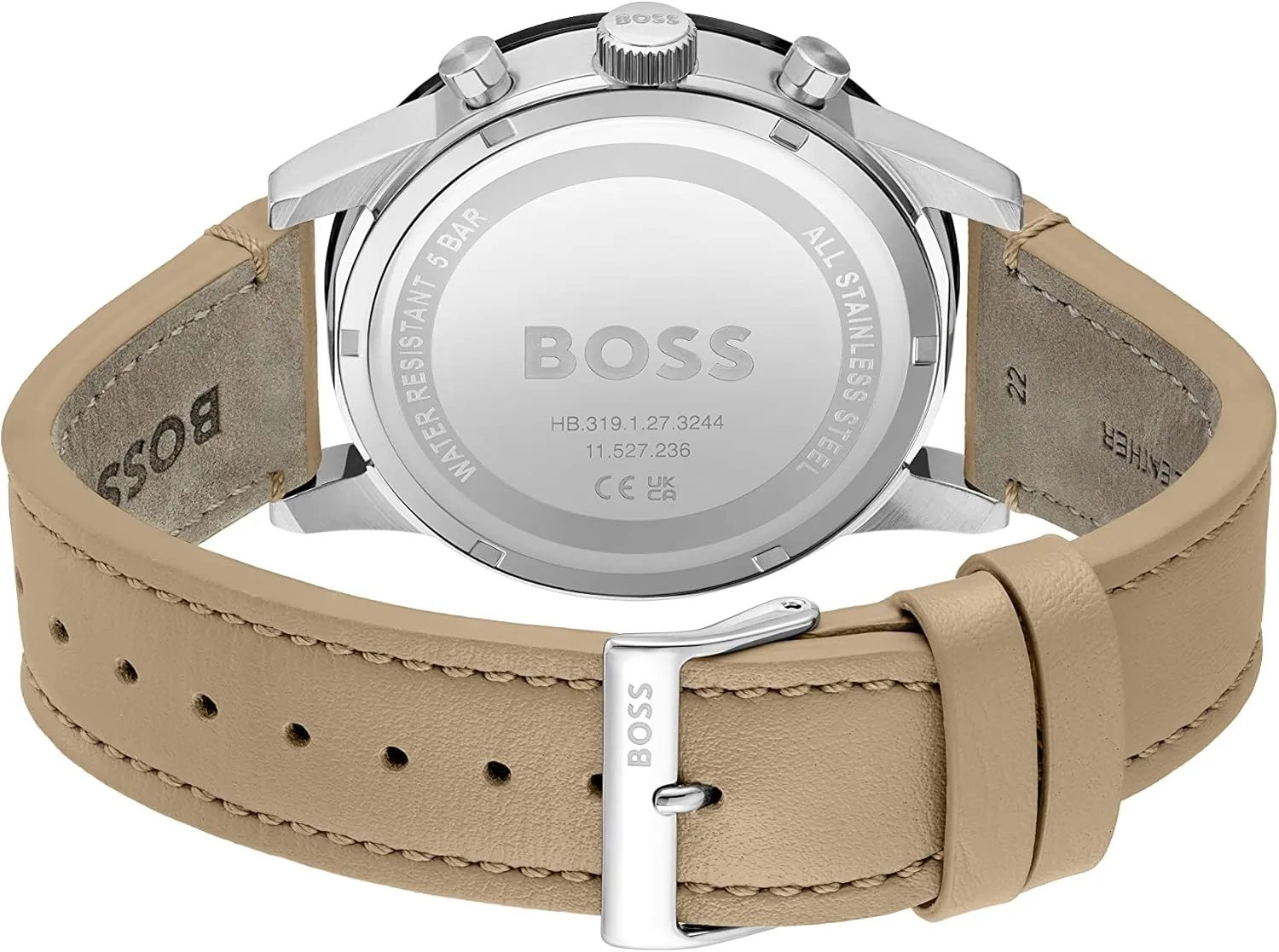 BOSS Allure Men's Quartz Chronograph Stainless Steel Watch - Water Resistant