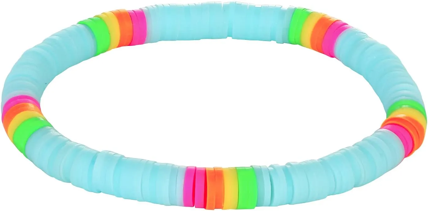 CQUAN CHI Friendship Bracelets Heishi Beaded Stretch Bracelets Vintage Bracelets For Women