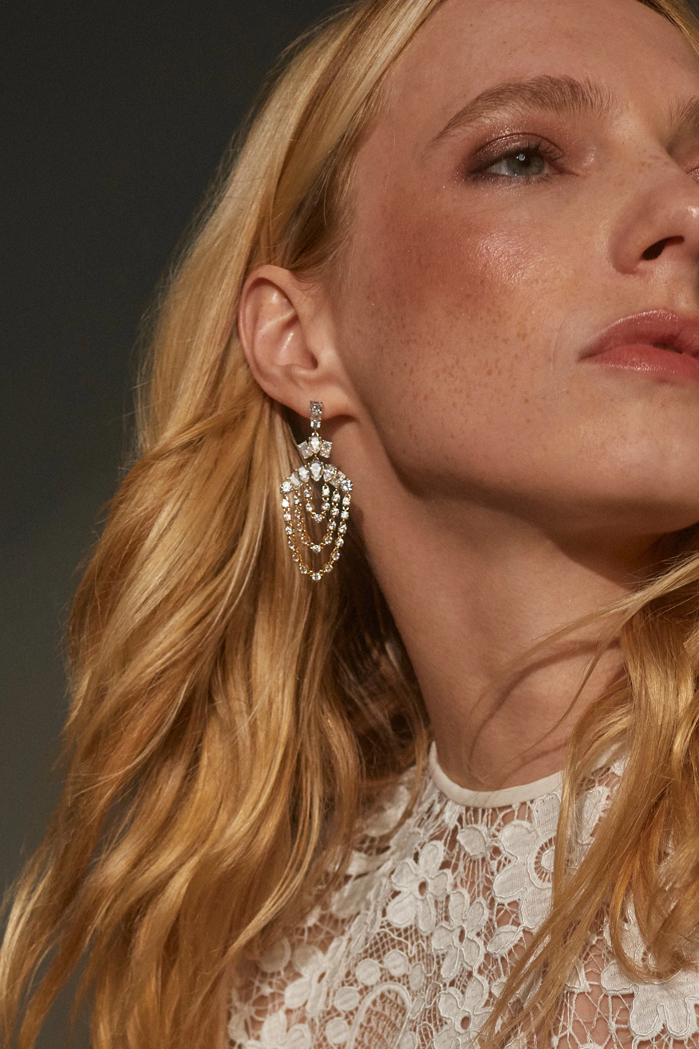 Stunning Swag Chandelier Earrings - Elegant and Eye-Catching Fashion Jewelry
