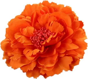 Floral Fall Peony Flower Hair Clip Flamenco Dancer Pin up Flower Brooch