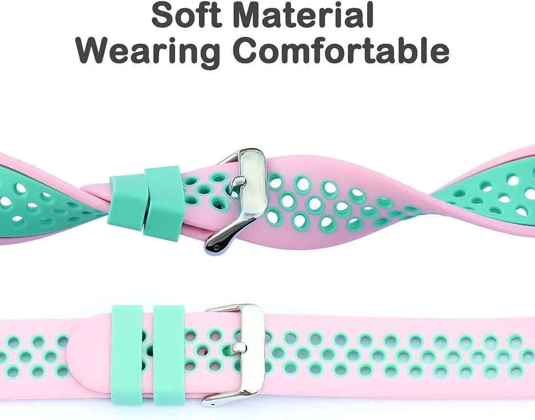 Gizmo Watch Band Replacement for Kids, 20mm Quick Release for Men and Women, Soft Silicone With Air Holes
