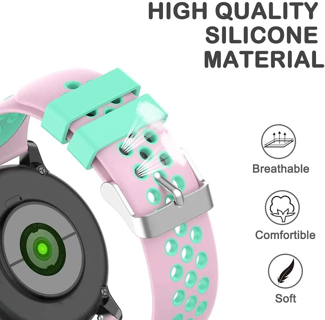 Gizmo Watch Band Replacement for Kids, 20mm Quick Release for Men and Women, Soft Silicone With Air Holes