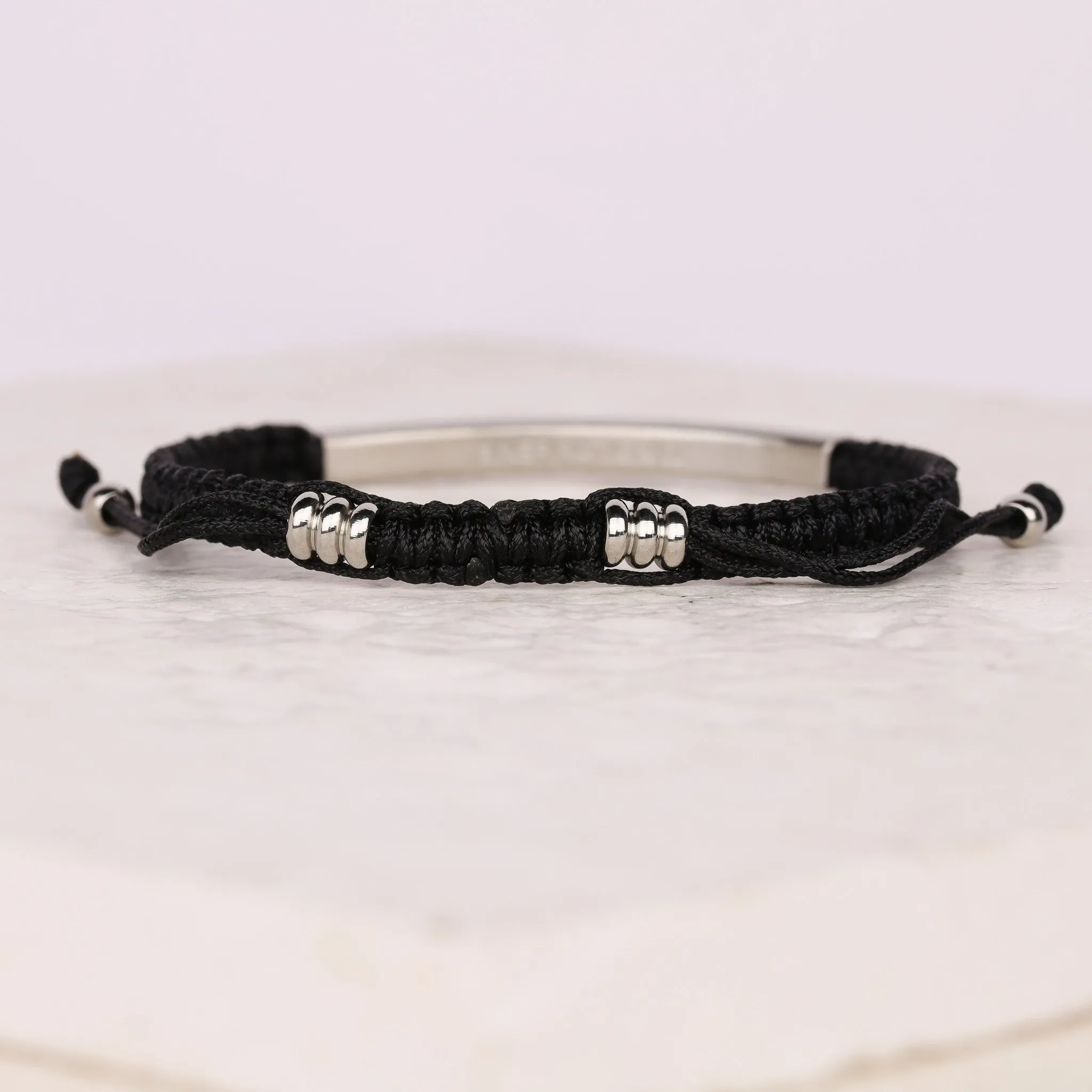 GOD IS WITHIN HER, SHE WILL NOT FAIL ROPE BRACELET
