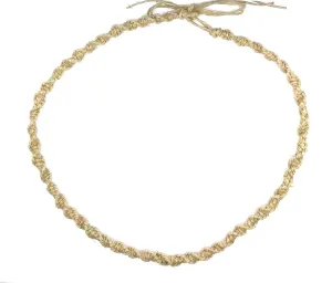 Hemp necklace (Tan Brown)