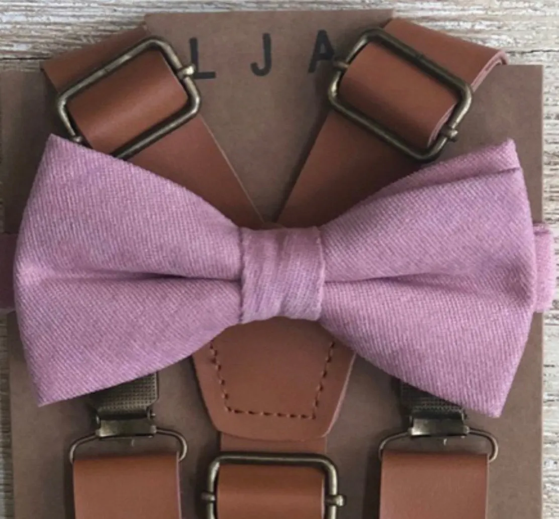 Linen Cotton Bow Tie Fabric Swatch