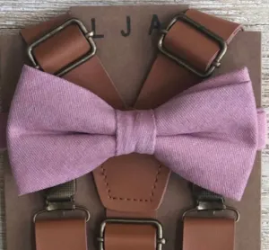 Linen Cotton Bow Tie Fabric Swatch