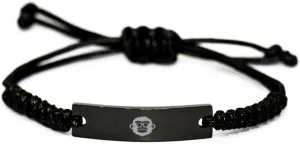 Monkey with sunglasses Rope Bracelet - Boho Chic Handmade Adjustable Woven Bracelet for Men and Women - Perfect Beach Accessory