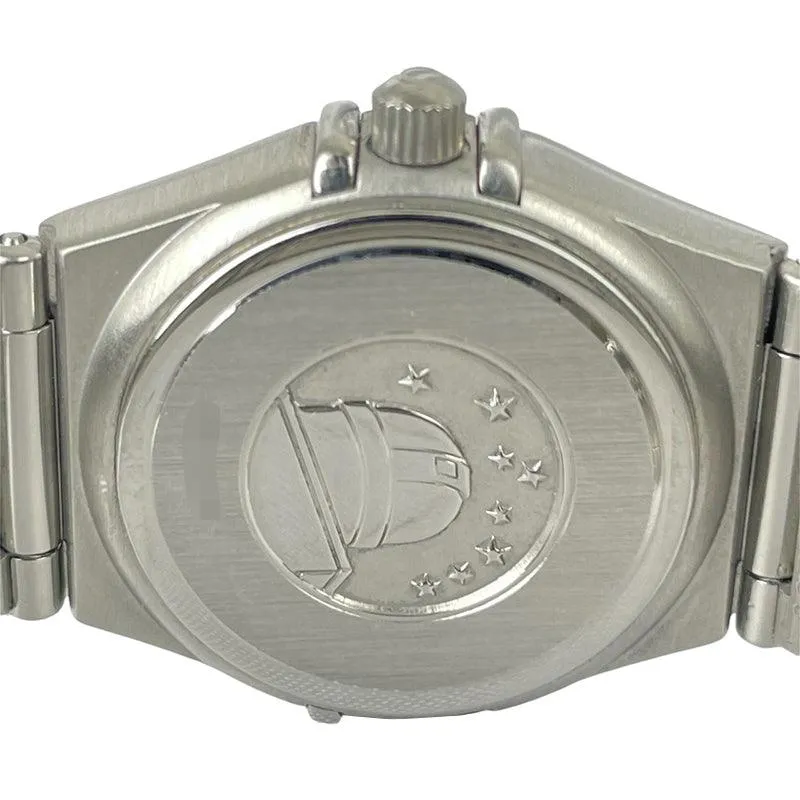Omega Constellation Mini 50th Anniversary Model 12P Diamond Bezel Quartz 1460.75 Watch Ladies Used
