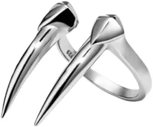 Open Feather Rings for Women Retro Vintage Angel Wings Rings Adjustable Hypoallergenic Dainty Jewelry Gifts