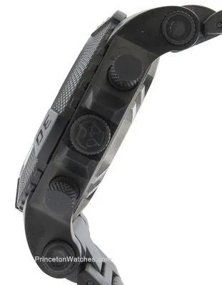 Fallout 2 Mens Day/Date Watch with Black/Green Dial and Black Nitride Design