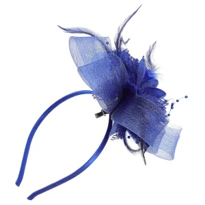 SAFIGLE Elegant Party Fascinator Hair Clip Headband Mesh Veil for Weddings Tea Parties Festivals Lightweight Breathable Design for Sophisticated Style
