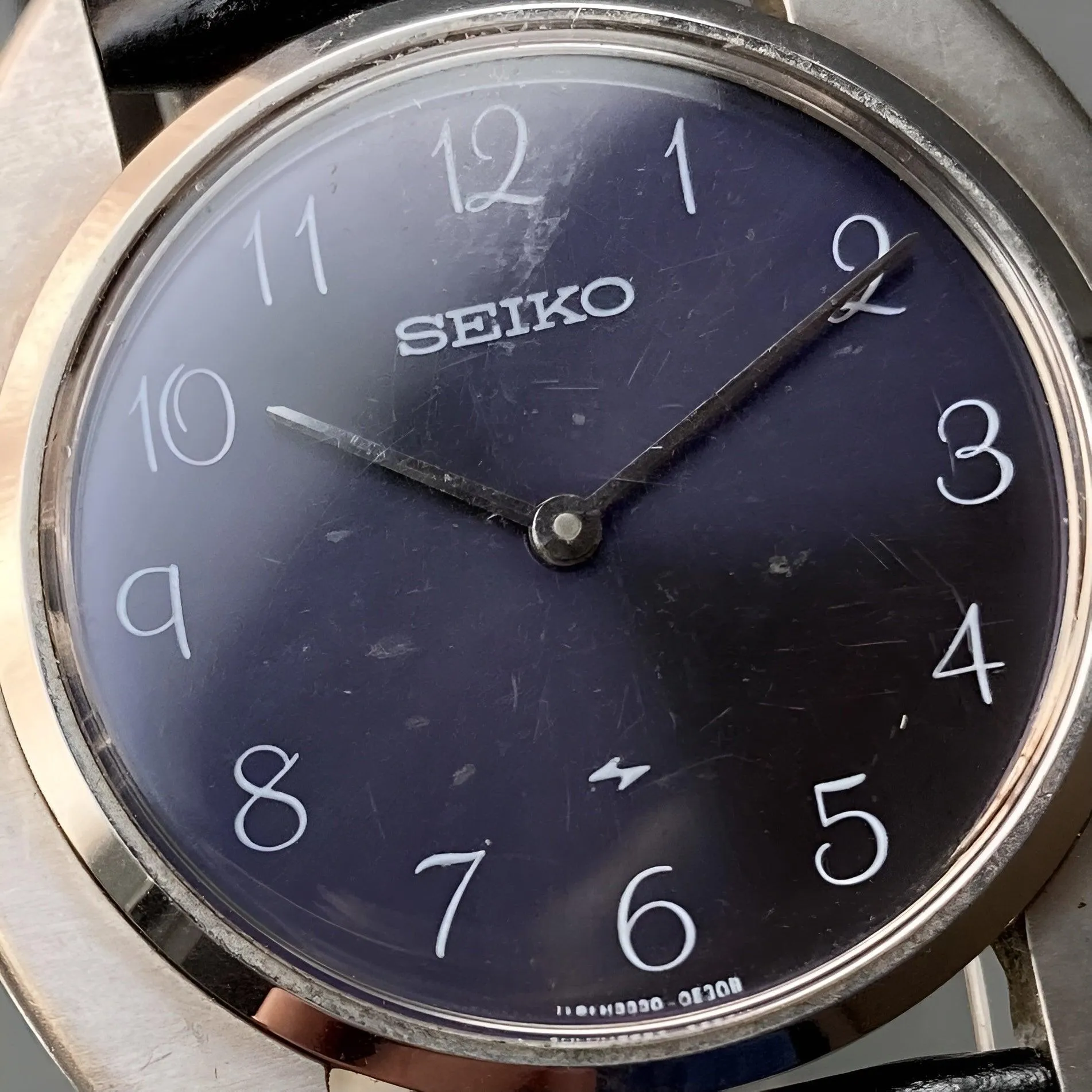 Seiko Watch Chariot Antique 1983 Manual Men's Vintage Watch Male 2220-0270
