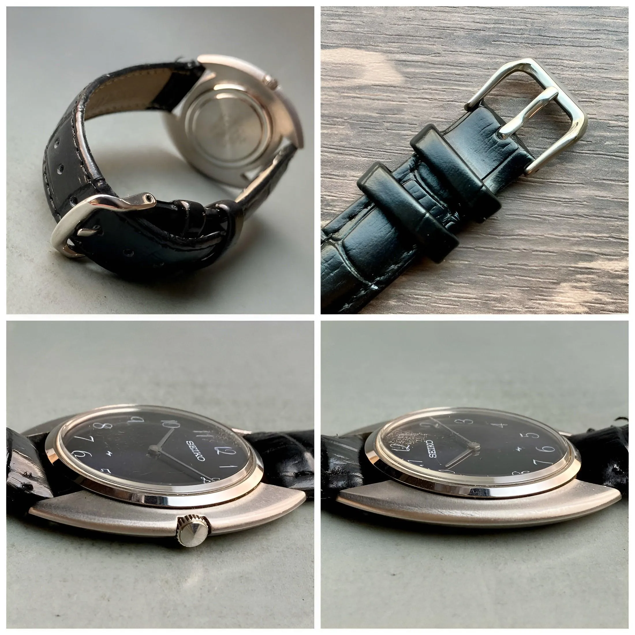 Seiko Watch Chariot Antique 1983 Manual Men's Vintage Watch Male 2220-0270