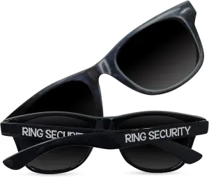 The Crafty Engineer Ring Bearer & Flower Girl Proposal Gifts - Chic Sunglasses for Little Boys & Girls, Perfect Ring Bearer (Black (Ring Security))