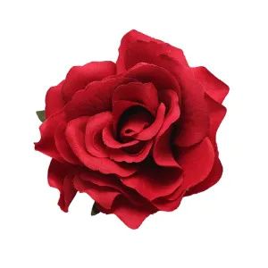 VALICLUD Rose Flower Hair Clip and Pin Alligator Clip with Brooch Back for Weddings Parties and Daily Wear Durable Cloth Floral Accessory for Easy Styling and Costume Matching
